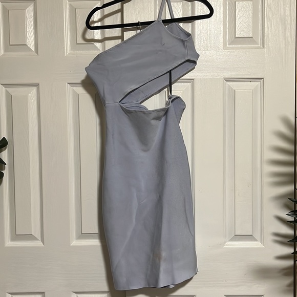 Miss Circle One Shoulder Cut Out Midi Dress - Picture 2 of 6